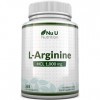 L-Arginine 1000 | 365 comprimés pour Végétariens et Végétaliens | Approvisionnement jusqu’à Une Année de L-Arginine HCL | 100