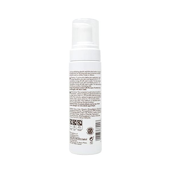 Creightons Bronze Ambition 2 in 1 Tan Remover & Primer 200ml - Dual action mousse that helps prepare skin for tanning and r