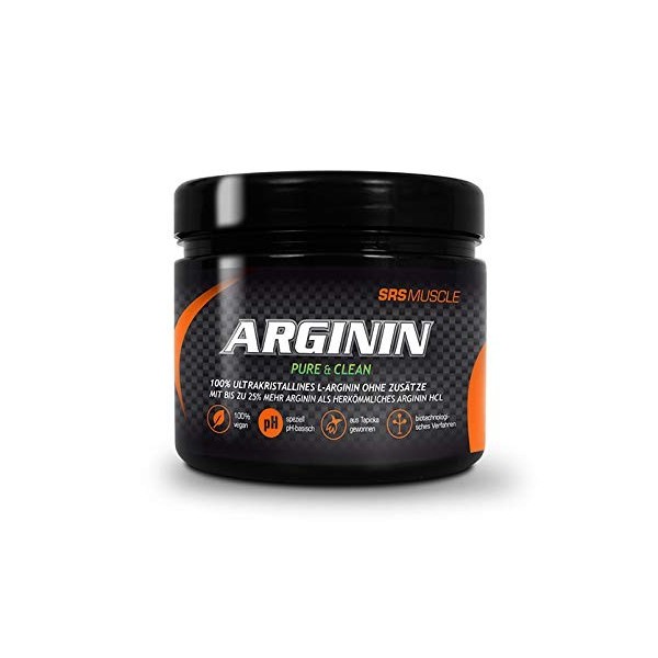 SRS 100% Pure Arginin, 250 g Dose, Neutral