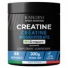 Bandini® Creatine CREAPURE® Monohydrate SANS MERCURE en poudre pure - Supplément pour lentraînement, le sport, la salle de s