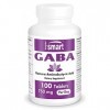 Supersmart - Gaba 750 mg Acide Gamma-Amino-Butyrique - Contribue à Diminuer le Stress | Sans OGM - 100 Comprimés