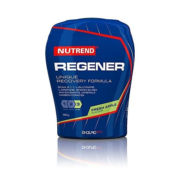 Nutrend ENDURO REGENER 450g rouge régénération de saveur fraîche après les hydrates de carbone dentraînement dur, minéraux 