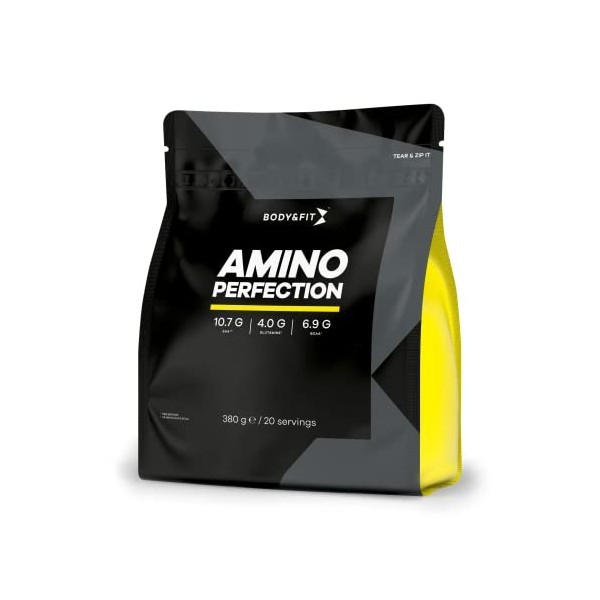 Body & Fit Amino Perfection BCAA, EAA et Glutamine - 380 grammes Lemon 