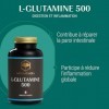 Naturathéra L-GLUTAMINE 500 - Fort dosage - Anti-inflammatoire - Complément Alimentaire Confort Digestif Intestinal - 150 Gél