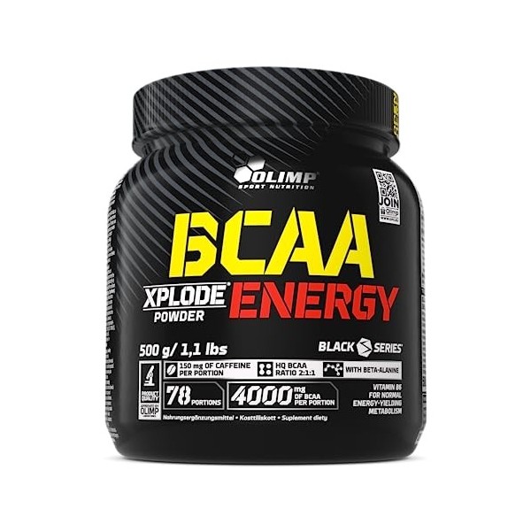 Olimp Sport Nutrition BCAA Xplode Poudre Energy Punch aux Fruits