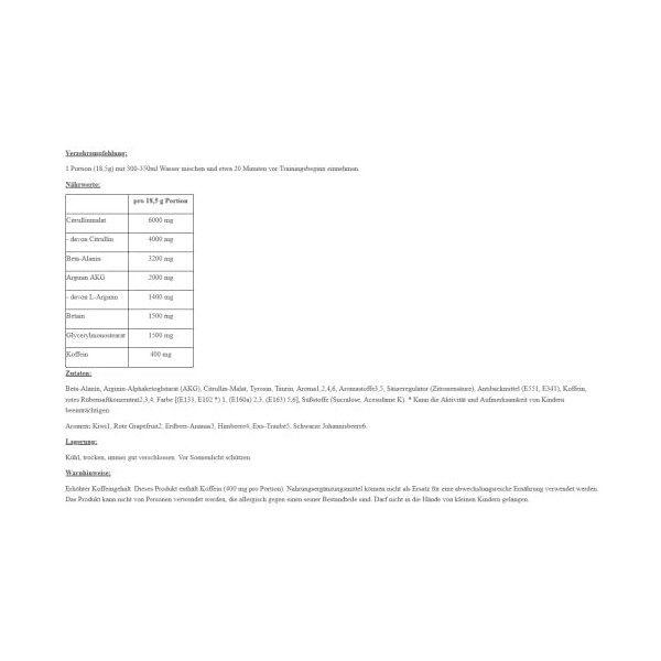 FA Nutrition Ice Pump Booster | 463 g par récipient | Effet rafraîchissant pour le corps | L-Citrulline Beta Alanine Caféine 