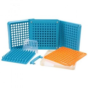 100 trous Manuel remplissage de capsule Machine, capsule Outil de remplissage manuel en plastique pour poudre de vitamines, m