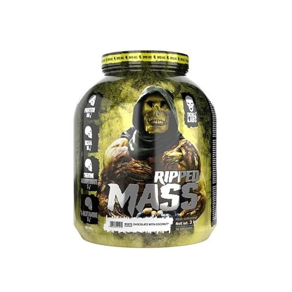 Skull Labs Weight Gainer 3000 g – Masse pipped pour une prise de poids efficace chocolat 