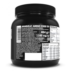 OLIMP - Anabolic Amino 5500 Mega Caps 400 capsules . Complément alimentaire de haute qualité contenant une grande quantité d