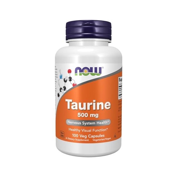 N.Foods Taurine Lot de 100 gélules végétales 500 mg
