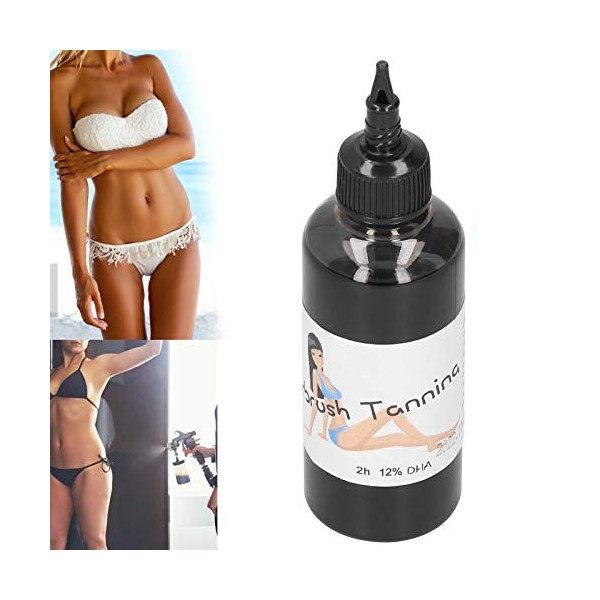 2h 12% Sunless Tanning Liquid Airbrush Solution Autobronzante Portable Skin Tan Sunless Tanners, Self Tanner Autobronzants et