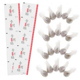 Healvian 180 Pièces nombril stickers plâtre de moxa autocollant pour le nombril - Stickers nombril patchs nombril pâte de nom