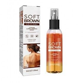 Coffret cadeau de parfum pour homme - Mini gouttes bronzantes concentrées - Pour toutes les gouttes - Skin Self - 30 ml - Pou