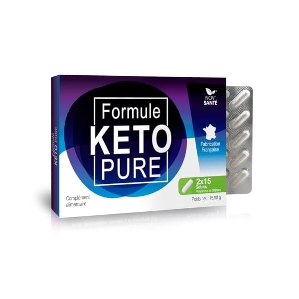 Formule Keto Pure - 4 mois - Montre connectée offerte - Puissant brûleur de graisse