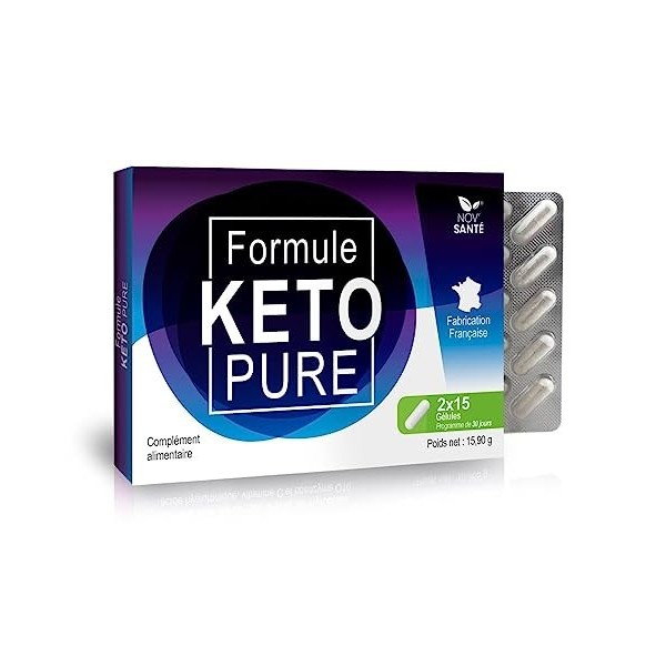 Formule KetoPure - 4 mois - Balance connectée offerte - Puissant brûleur de graisse 100% naturel