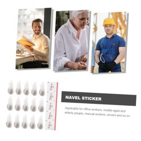 PartyKindom 270 Pièces nombril stickers écusson cou épaule timbre dacupuncture - Stickers nombril autocollant de nombril nat