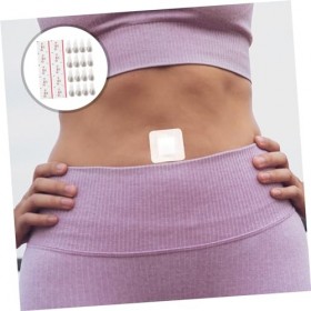 Mobestech 225 Pièces nombril stickers - Stickers nombril timbre dacupuncture patchs naturels pour le ventre autocollant pour