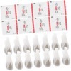 NIYANGLE 270 Pièces Nombril Stickers Timbre De Moxibustion Autocollant Ventre Confortable Timbre Dacupuncture Écusson Cou Ép