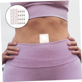 CLISPEED 180 Pièces nombril stickers écusson cou épaule autocollant ventre plâtre de moxa - Stickers nombril pâte de nombril 