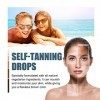 ALREMO Self-Tanning Serum, Sunless Tanning Drops, Bronzed Beauty | 1 FL.oz, 2pcs | Long-Lasting, Safe, Moisturizing, Suitable