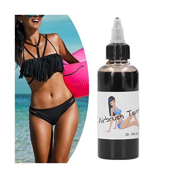 Summer Beach Hydratant Sunless Liquid Evening Bronzing Liquid Healthys Skin Tone Wheat Color Helps Black 100ml Sunless Autobr