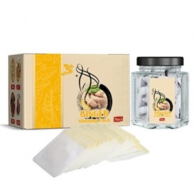 TYTOGE 30 Pcs Detox Minceur Ventre Pellet Chinois Herbal Ventre Autocollant Gingembre Nombril Autocollant Nombril Patches pou