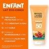 Garnier - Lait Solaire Protecteur Éco-Conçu pour Enfant - Protection Solaire FPS 50+ - Résistant à lEau - Anti-Sable - Enric