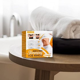 Anneaux de perte de poids magnétiques, Anneaux dorteil de massage des pieds en silicone souple pour la forme du corps, Corps