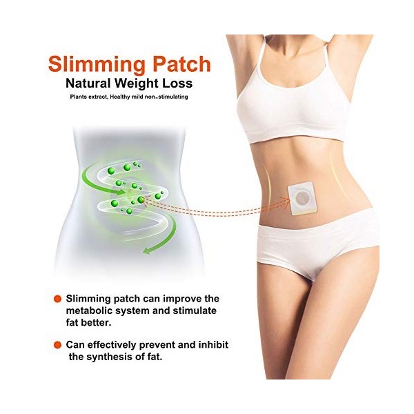 Patch Amincissant, 30 Pcs Fat Burning Patch Body Shaping Sticker Health Care Nombril Autocollant