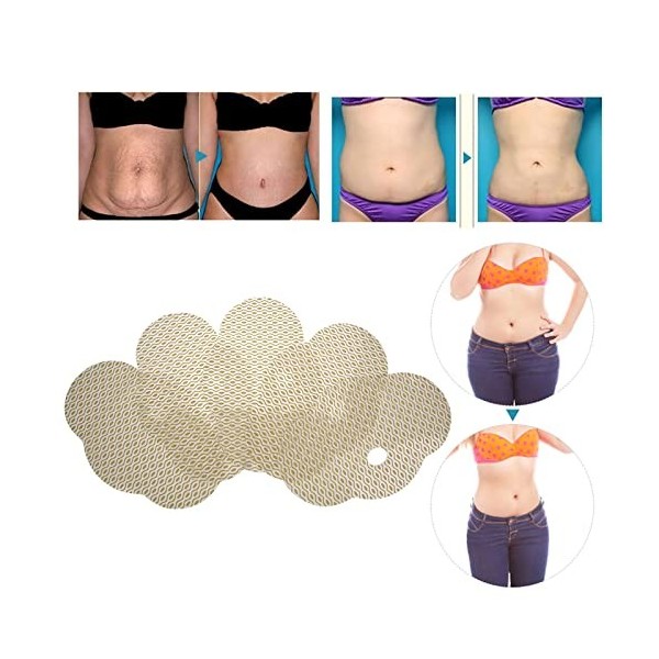 Patch Amincissant pour la Mise en Forme du Corps, Autocollants pour le Nombril de Perte de Poids, Favorise la Circulation, Pa