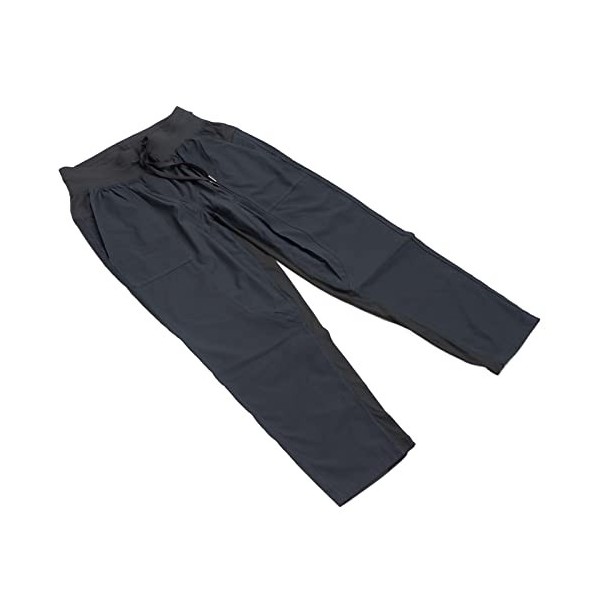 Sports Joggers Vert Noir Pantalon de Survêtement Doux pour la Peau et Respirant pour Les Activités de Plein Air L 