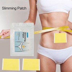 10pcs Patchs de Perte de Poids, Patch Amincissant la Taille Respirant, Sûr et Indolore, Autocollants Brûlant les Graisses pou