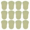 Lot de 12 pansements minces à base dextrait de plantes pour brûler les graisses abdominales - Plansements minceurs solides -