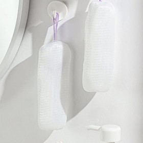 Filet à Bulles, 2 Pièces 6 Couches De Filet à Bulles Doux En Mousse Améliorant les Soins de la Peau Nettoyage Filet à Bulles 