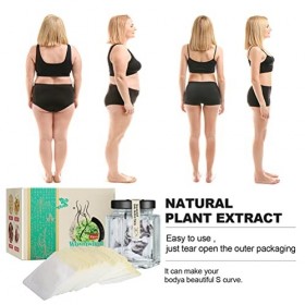 TYTOGE Detox Minceur Ventre Pellet, 30 Pcs Absinthe Nombril Autocollant Detox Minceur Patch Perdre Du Poids Chinois À Base De