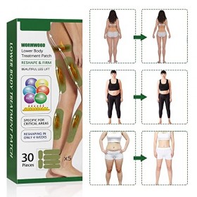 Fengyang Patch Amincissant pour les Jambes à Base de Plantes Patch amincissant pour jambes, Lot de 30 Patchs à Base de Plante