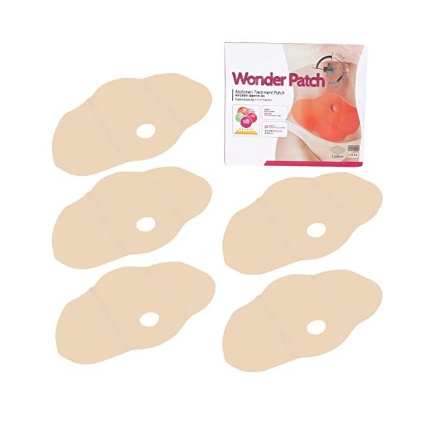 5 Pièces/ensemble Wonder Patch Ventre Aile Fonctionne Ventre Minceur Patch Abdomen Perte de Poids Nombril Bâton pour la March