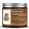 Gommage au Savon Noir à lEucalyptus Traditionnel 100% Naturel - Exfolie et Purifie pour une Peau Douce et Satinée - 250g