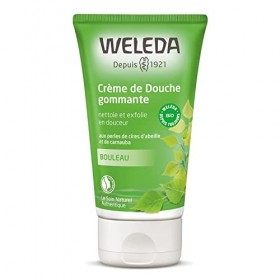 WELEDA - Crème de Douche Gommante au Bouleau - Nettoie et Exfolie en Douceur - Tube 150 ml