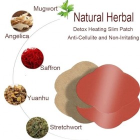 Lot de 30 patchs minceur - Pour brûler les graisses - Détox naturelle - Autocollant de perte de poids sur le ventre, le seau 