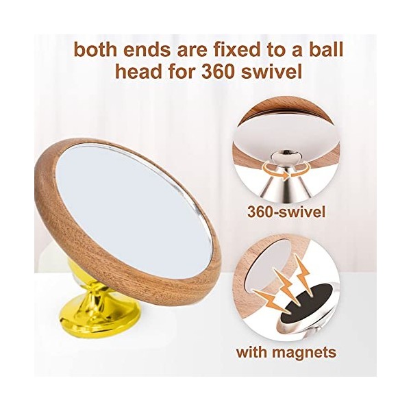 Miroir dobservation du débit de café, rotatif, facile dentretien, facile à observer, résistant à lusure, réglable magnétiq