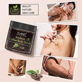 Gommage au café naturel avec gommage corporel au café biologique, meilleur traitement contre lacné, la cellulite et les verg