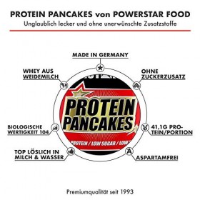 Pancakes protéinés - 1000 g - Mélange de crêpes à faible teneur en glucides - Seulement 1,7 % de sucre et 1,2 % de graisse - 
