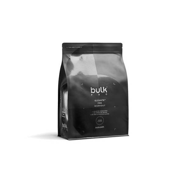 Bulk Elevate, supplément de pré-entraînement en poudre, Cherry Cola, 660 g, lemballage peut varier