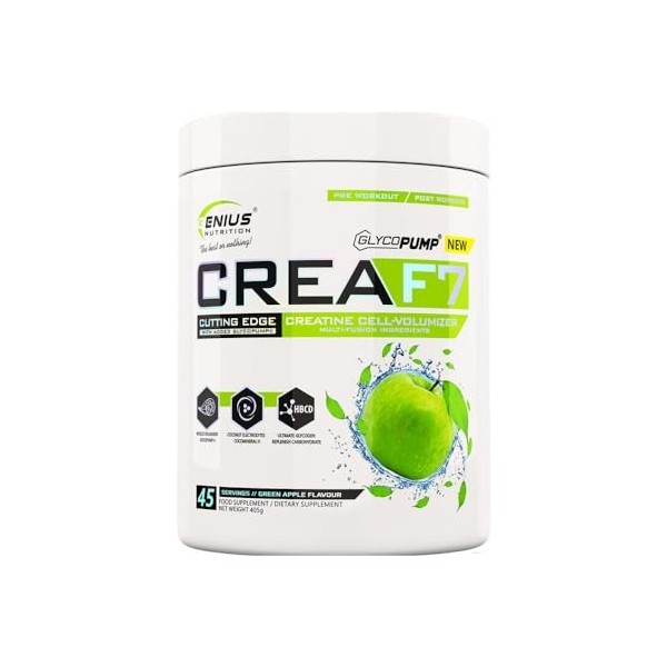 Genius Nutrition CreaF7 405g Pomme verte