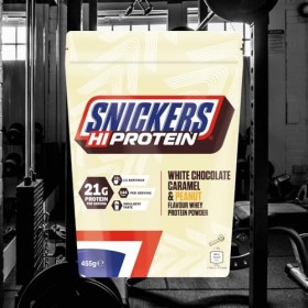 Snicker White Protein Powder 455g Chocolat blanc, caramel et cacahuètes