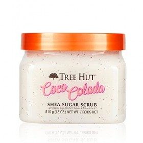 Tree Hut Shea Sugar Scrub Coco Colada, 18oz, Ultra Hydrating and Exfoliating Scrub for Nourishing Essential Body Care