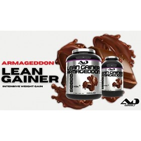 Protéine masse musculaire | Avoine instantanée | Prise de poids | Whey Protéine | Lean Gainer Armageddon | 2 Kg | Gout Chocol