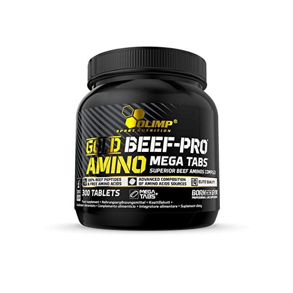 Olimp Sport Nutrition Gold Beef-Pro Amino Méga Tabs 300 Tabs