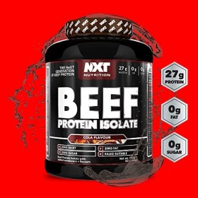 NXT Nutrition Beef Protein Isolate Powder - Protein Powder , Alternative to Whey Protein and Vegan Protein Powder , Halal , L